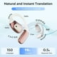 thumbnail image 2 of AARONMEI Auriculares Traductor de Idiomas 3 en 1 AI OWS Negro, 2 of 3