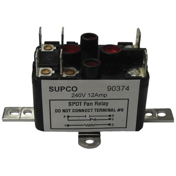 Relé de ventilador de uso general Supco 90380 13A 24V SPST-NO/SPST-NC