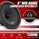 thumbnail image 2 of Parlantes DS18 PRO-ZXI8.4BM 20 cm 700 W 4 Ω, 2 of 8
