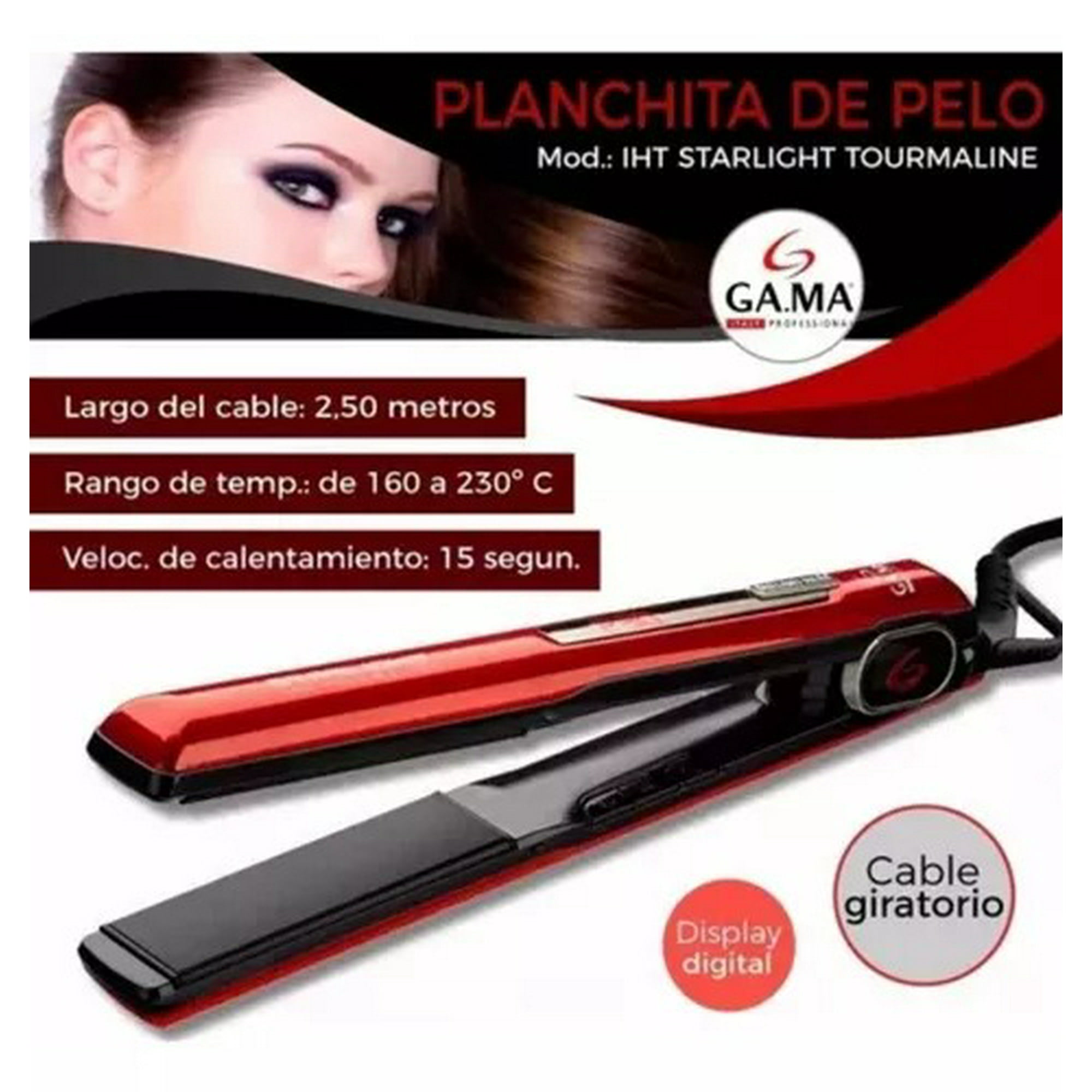 Plancha Alisadora Gama Starlight Dig Iht Tourmaline Ion Plus