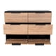 thumbnail image 4 of Mueble Cómoda 4 Cajones 2 Puertas Kaia Wengue Y Miel 77x107x41 Cm, 4 of 17