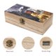 thumbnail image 3 of Pantera Negra Caja Organizadora de Madera Rústica - Caja Decorativa Multifuncional para Escritorio, Hogar, Oficina, Joyas y Manualidades, 3 of 6