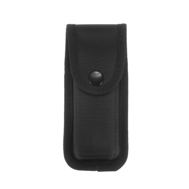 Funda de Nylon para Cuchillo de Bolsillo Uxcell 6" x 2.6" con Lazo para Cinturón para Uso Diario al Aire Libre, Negro