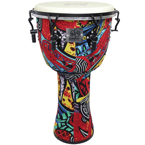 Tumbao Percussion - Djembe Abs 12'' De Tela Con Afinador Tumbao
