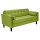 thumbnail image 2 of Sofa Retro 3c + 2 Pouf Felpa 00 Pistacho, 2 of 6