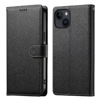 Foxdock - Funda Para Iphone 14– Cuero Premium, 3 Ranuras Para Tarjetas, Protección Contra Impactos