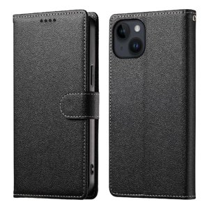 Foxdock - Funda Para Iphone 14– Cuero Premium, 3 Ranuras Para Tarjetas, Protección Contra Impactos