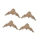 thumbnail image 1 of Apliques De Madera De 4 Piezas Talladas Aplicadas De Madera Para El Armario De Decoración De Armario De Armario E, 1 of 5