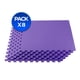 thumbnail image 1 of Tatami 1.2 cm grosor x 62 x 62 cm Morado Pack 8x Unidades, 1 of 4