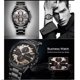 thumbnail image 5 of Reloj Curren 8274 para hombre impermeable de acero inoxidable azul, 5 of 6