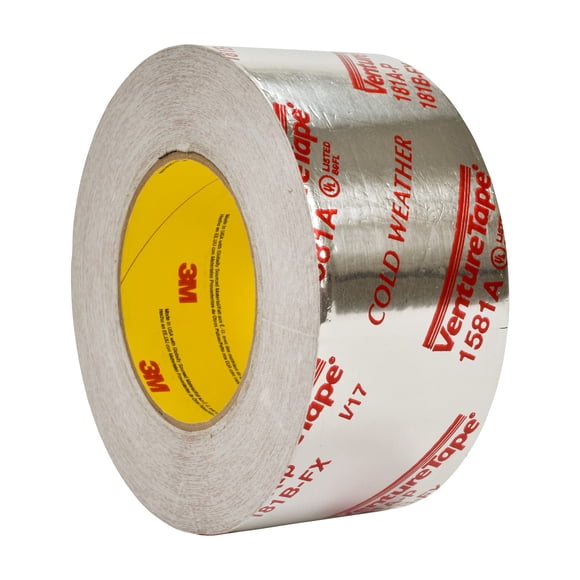 Cinta 3M Venture UL181A-P de aluminio 1581A, 3,89 cm x 55 m