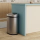thumbnail image 2 of Bote de basura Bigacc 50 L/13 galones de acero inoxidable plateado, 2 of 9