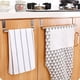 thumbnail image 2 of 1pc Stainless Steel Towel Rack - Punch-Free Cabinet Door Back Rag Rack for Bathroom Towel Storage and Organization, 2 of 4