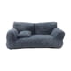 thumbnail image 2 of Cama para dormir para mascotas, sillón reclinable para mascotas, base antideslizante, suave, para uso en temporadas cálidas, con funda extraíble, sofá gris oscuro, 2 of 5