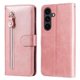thumbnail image 3 of Funda tipo cartera para Samsung Galaxy S25 FE con bolsillo con cremallera y ranuras para tarjetas – Función de soporte Rosa, 3 of 5