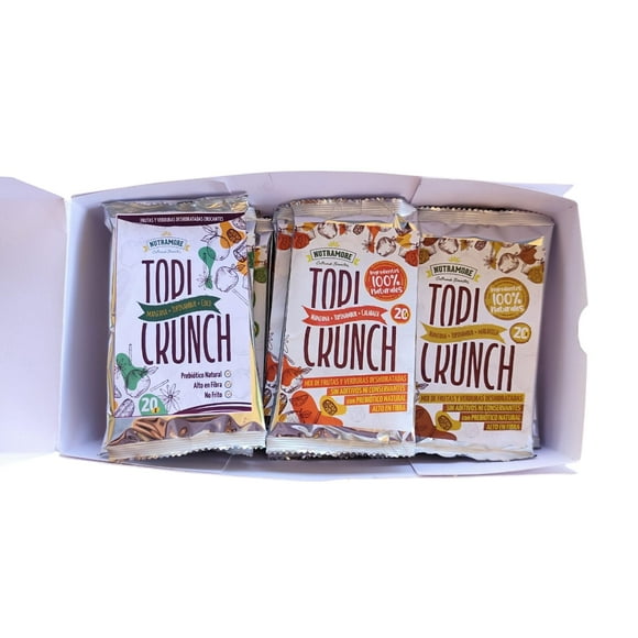 Pack 15 Unidades TopiCrunch 20g | Snack Saludable con Topinambur