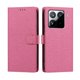 thumbnail image 2 of Funda Cartera de PU para Xiaomi 15 Pro con Tarjetas, Rojo Rosa, 2 of 6