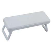 Magideal - Cojín Plegable Para Reposabrazos De Uñas, Soporte Profesional Para Reposamanos Con Alfombrilla Para Uñas, Reposamanos Para Manicura Para Uso Doméstico Gris