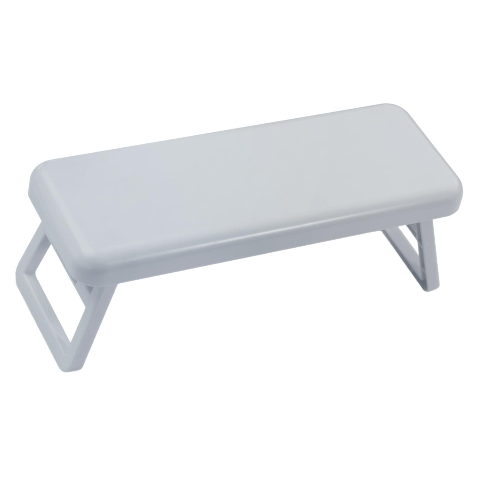 Magideal - Cojín Plegable Para Reposabrazos De Uñas, Soporte Profesional Para Reposamanos Con Alfombrilla Para Uñas, Reposamanos Para Manicura Para Uso Doméstico Gris