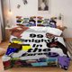 thumbnail image 1 of 3pcs Forest 99 Nights Survival Themed Bedding Set Duvet Cover and Pillowcase Set Soft and Comfortable, 1 of 5