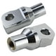 thumbnail image 1 of Adaptador de pernos de montaje para clavijas de pie de motocicleta, 2 uds., plata, 1 of 3