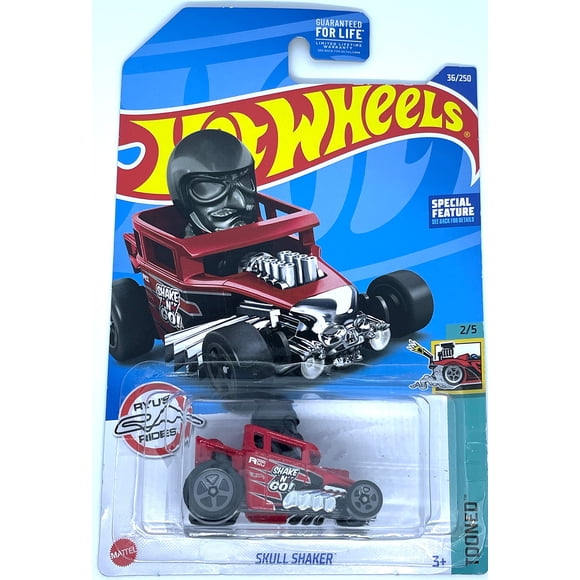 Coche de juguete Hot Wheels Skull Shaker 2/5 (rojo)