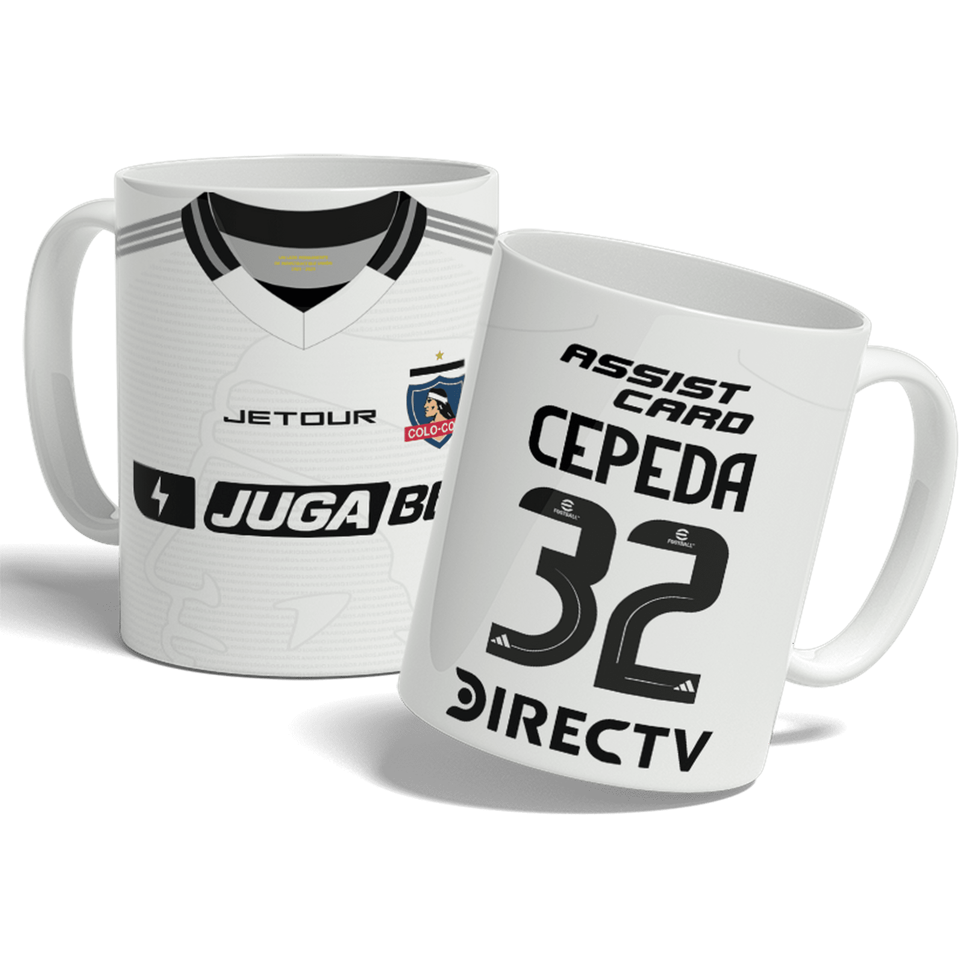 Arumistorechile - Tazon Taza Colección Colocolo 2025 Cepeda Blanca