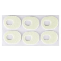 Magideal - Almohadillas Para De Pies De Fieltro, 6 Uds., Cojines De Maíz Para Frotar Los , Adhesivo Impermeable, Protectores Cómodos Para Los Pies, , Oval