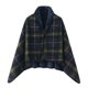 thumbnail image 1 of suxuMhao Chal Manta - 39.3x55.1in 1pza, Chal Capa Azul&Verde, Chal de Moda de Invierno Cálido, Manta Suave para Sofá, Chal de Pelo Esponjoso, Chal Manta de Cuadros Extragrande, Chal de Twin, 1 of 2