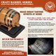 thumbnail image 3 of Barril de roble para añejamiento THOUSAND OAKS BARREL de 2 L con soporte y grifo, 3 of 8
