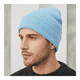 thumbnail image 3 of Gorro Tendencia Beanie Lana Adulto Con Doblez Azul Otoño Invierno, 3 of 6