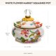thumbnail image 4 of Recipiente de Almacenamiento de Alimentos MACKENZIE-CHILDS 567 ml White Flower Market, 4 of 6
