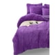 thumbnail image 2 of Plumón Cubrecama Chiporro Peludo Grueso 2 Plazas Morado, 2 of 3