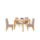 thumbnail image 2 of Comedor Rouge Lia 4 Sillas Beige, 2 of 5