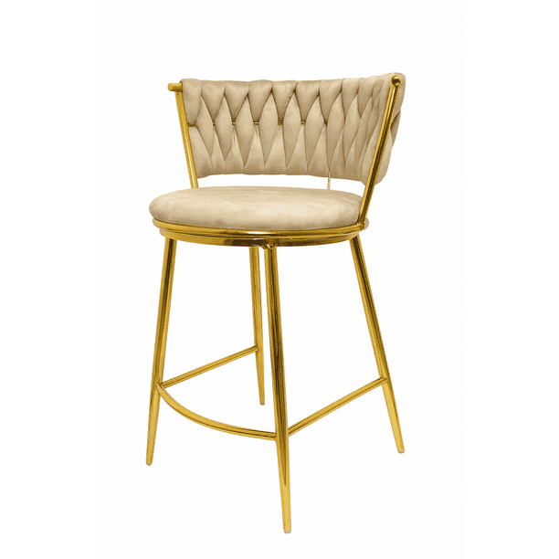 Silla De Bar Queen 66cm Fijo - Beige