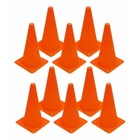 Linea Sport - 10 Conos De Entrenamiento Crossfit Deporte/ Trafico
