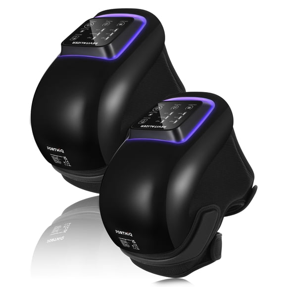 Masajeador de Rodillas FORTHiQ Pro+ con Calor y Luz Roja Dual 2 Unidades