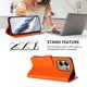 thumbnail image 4 of Xiaomi Redmi 17 4G/5G Funda Billetera con Estampado de Gato, Naranja, 4 of 6