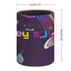 thumbnail image 2 of ¡Hola AJ!-theme Cylinder Pen Holder Pencil Organizer with Flannel Lining PVC Leather Material Cardboard Base for study work 10*8CM, 2 of 6