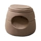 thumbnail image 1 of Cama Para Gatos Cueva Multiusos Autocalentable Suministros Suaves Para Mascotas Casa Para Gatos Para Cachorros Café Gris, 1 of 3
