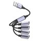 thumbnail image 1 of Divisor USB MOGOOD Adaptador electrónico USB 2.0 de 4 puertos, 1 of 6
