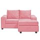 thumbnail image 2 of Sillón Modular 2.1 Kahlo Felpa Rosado, 2 of 2