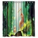 thumbnail image 1 of Cortina de ducha Bambi con ganchos (60 x 72 pulgadas), 1 of 3