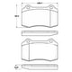 thumbnail image 1 of Pastillas Freno para auto PQPRO 500.05921, 1 of 3