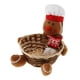 thumbnail image 1 of Canasta de almacenamiento de dulces de regalo de navidad fiesta en casa mesa de decoración hombre de jengibre, 1 of 5