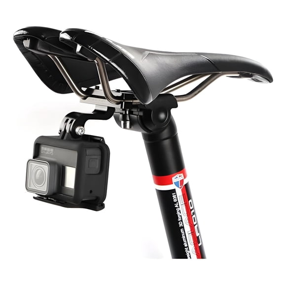Soporte De Gopro Para Sillín De Bicicleta Y Otros Objetos Multicolor