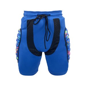 Ioensy - Pantalones Cortos Acolchados Para Niños Equipo De Protección De Patinaje Eva Para Andar En Monopatín Esquí Al Aire Libre Azul M