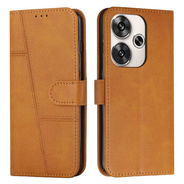 Funda Flip Para Xiaomi Poco F6 – Carcasa Delgada Y Resistente A Impactos Con Soporte Para Uso Diario Y Profesional