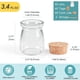 thumbnail image 2 of Frascos de cristal Ritayedet de 100 ml con tapa de corcho, paquete de 40, 2 of 8