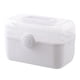 thumbnail image 5 of Caja Organizadora De Almacenamiento De Medicamentos Contenedor Con Candado Estuche De Transporte De Primeros Auxilios Blanco L, 5 of 5